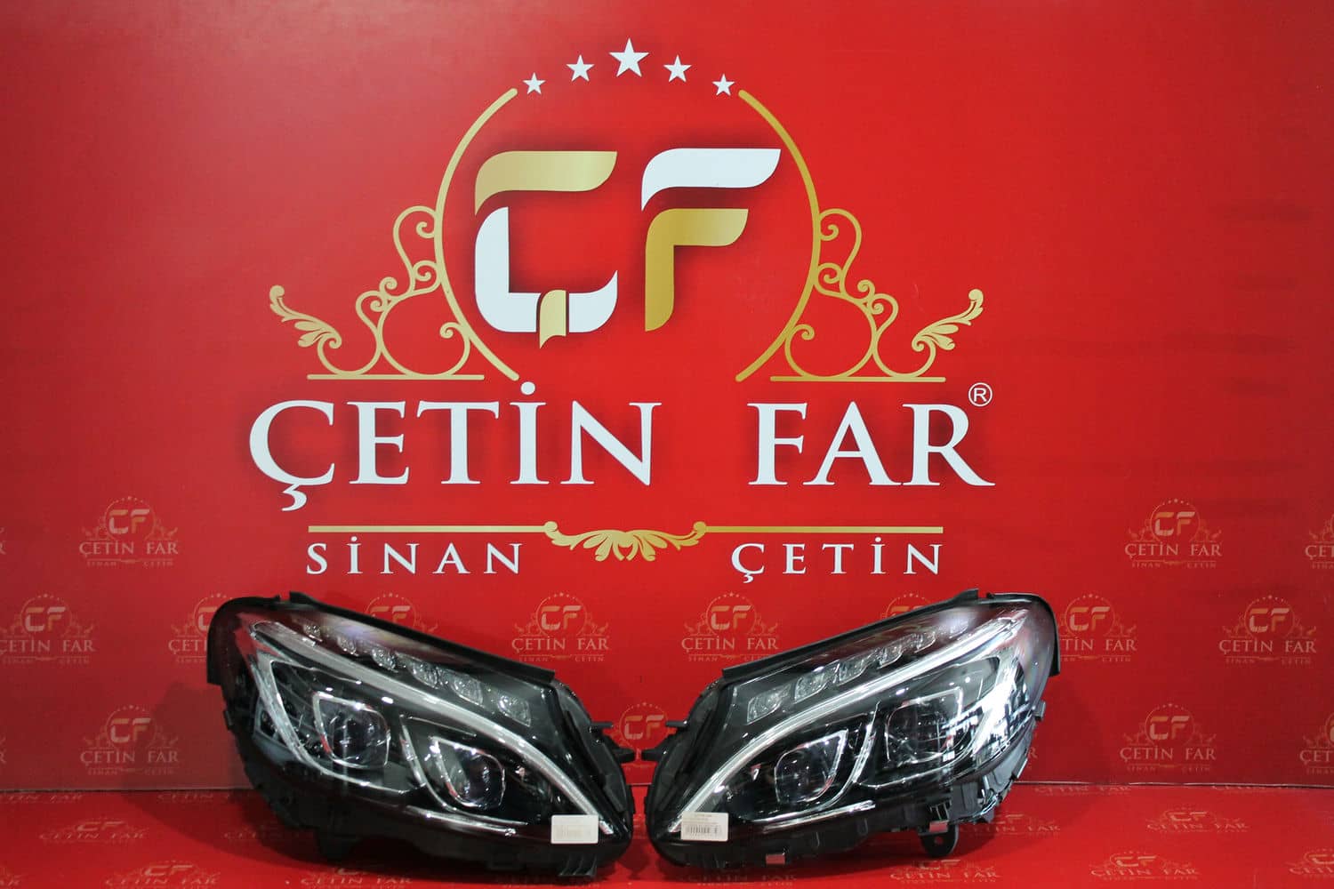 MERCEDES W205  C200 &Ccedil;İFT MERCEK SAĞ SOL FAR 2015-2018